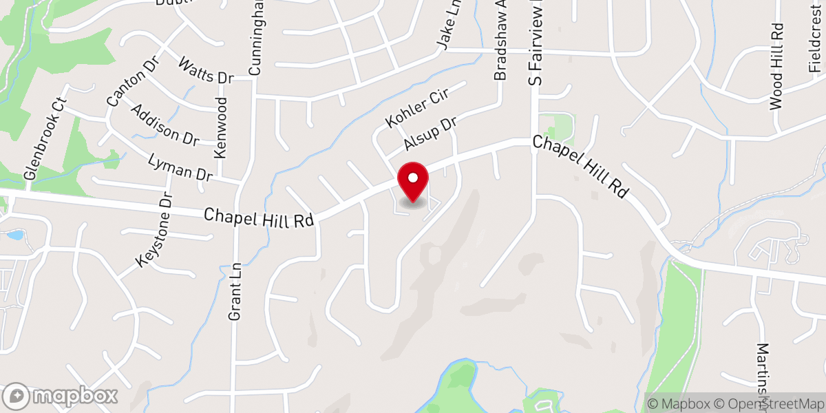 Map showing location of Mother's Morning Out
