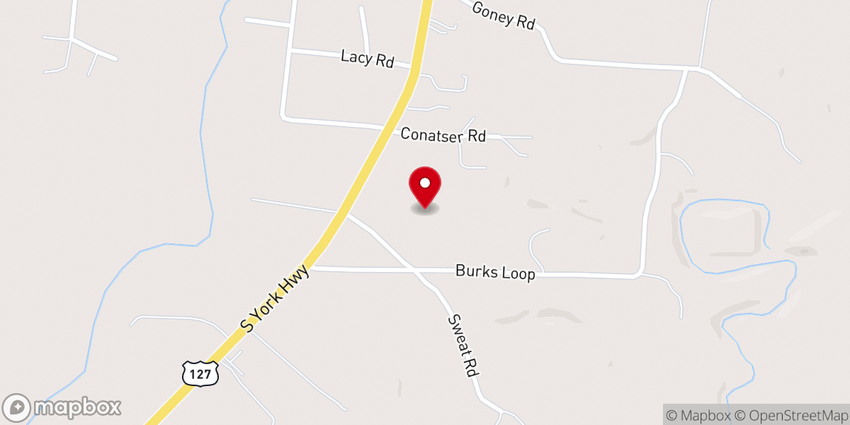 Map showing location of Church Of God Of Prophecy