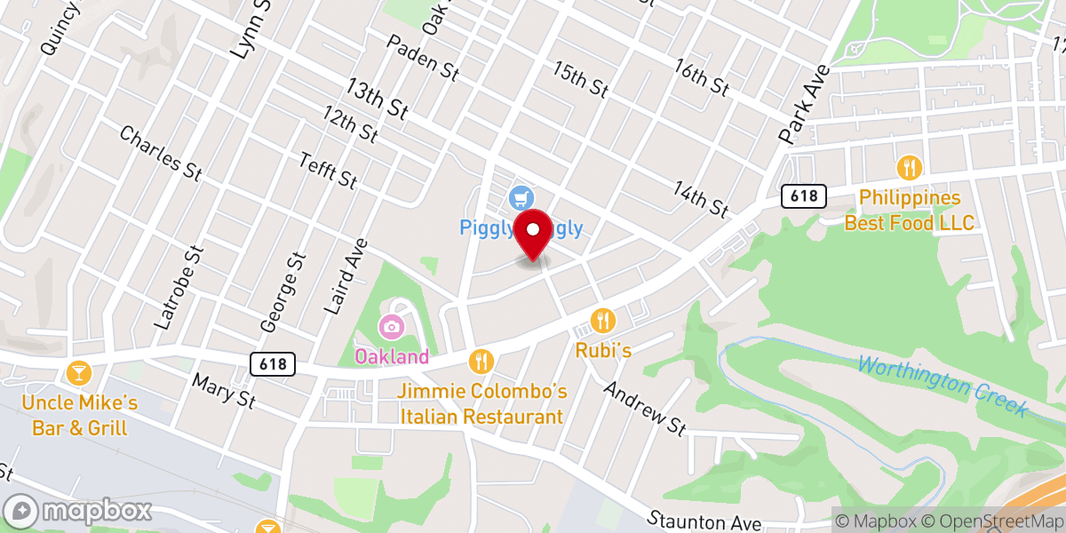 Map showing location of Stephenson United Methodist