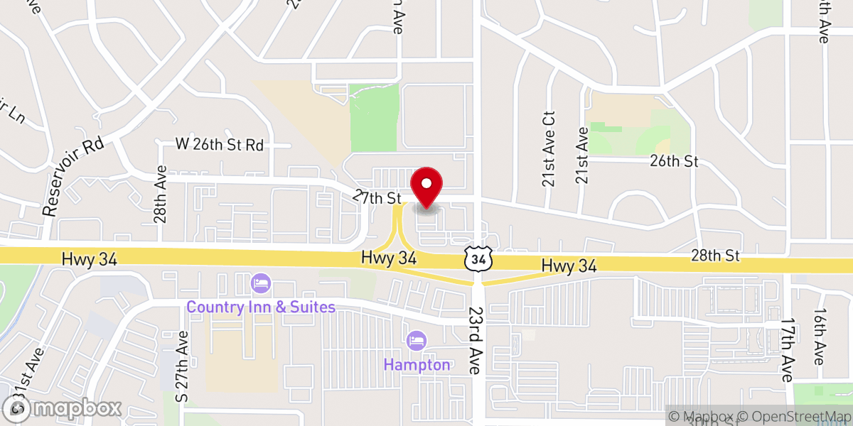 Map showing location of 23rd Avenue Church