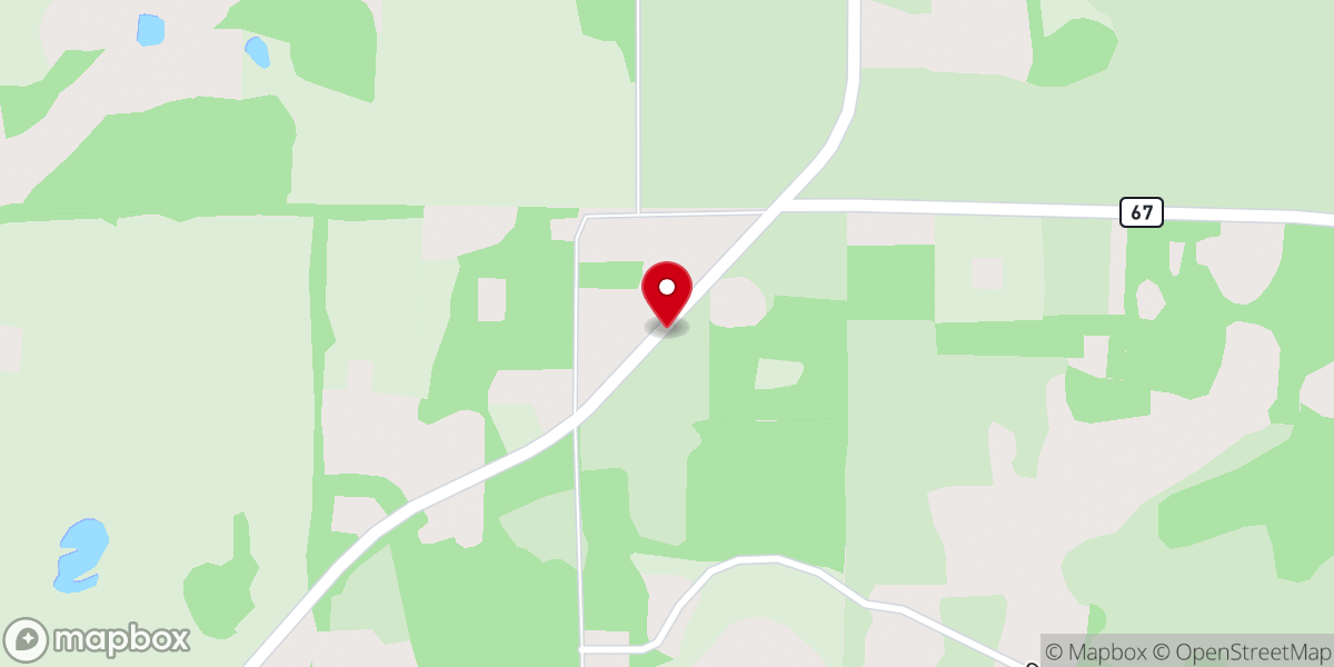 Map showing location of The Barn at Gracewood