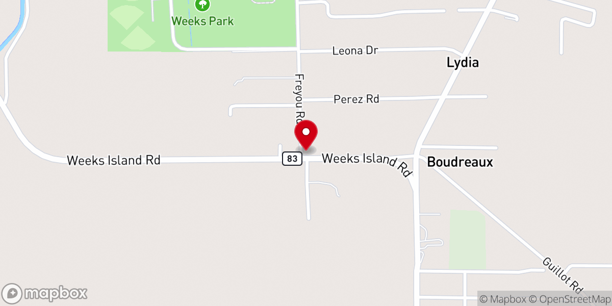 Map showing location of Lydia Methodist Church