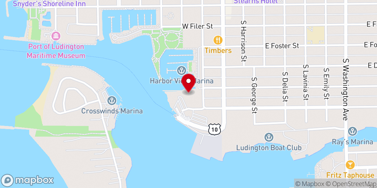Map showing location of Lakeside Chapel and Retreat Center