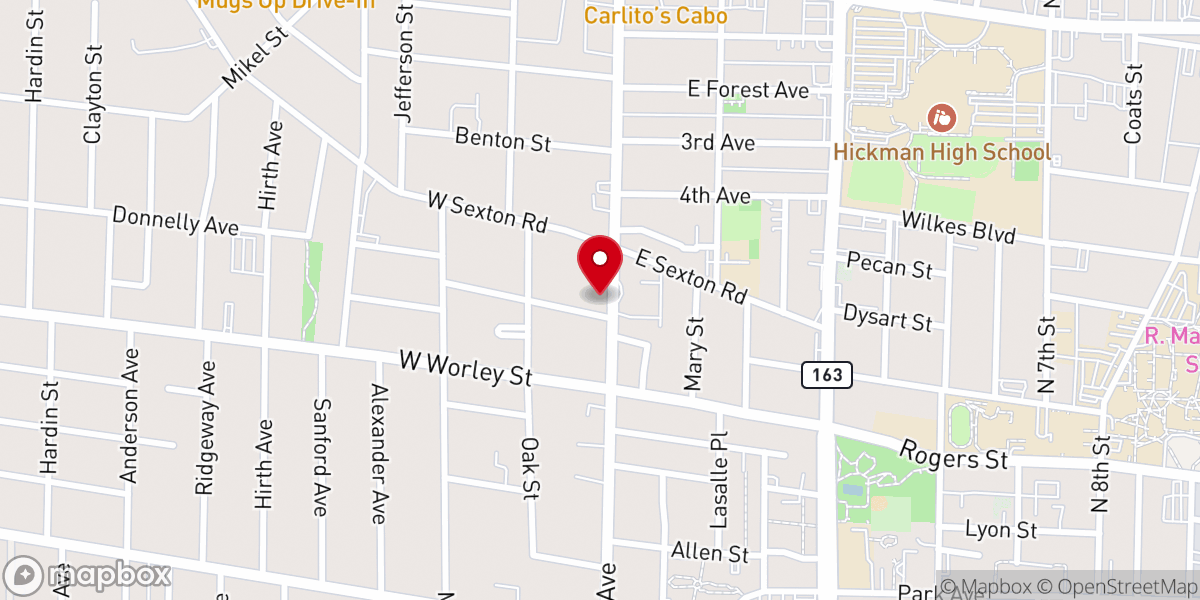 Map showing location of Chosen Generation Ministries Church