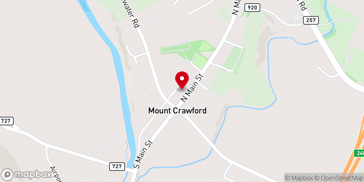 Map showing location of Dayspring Nazarene Church