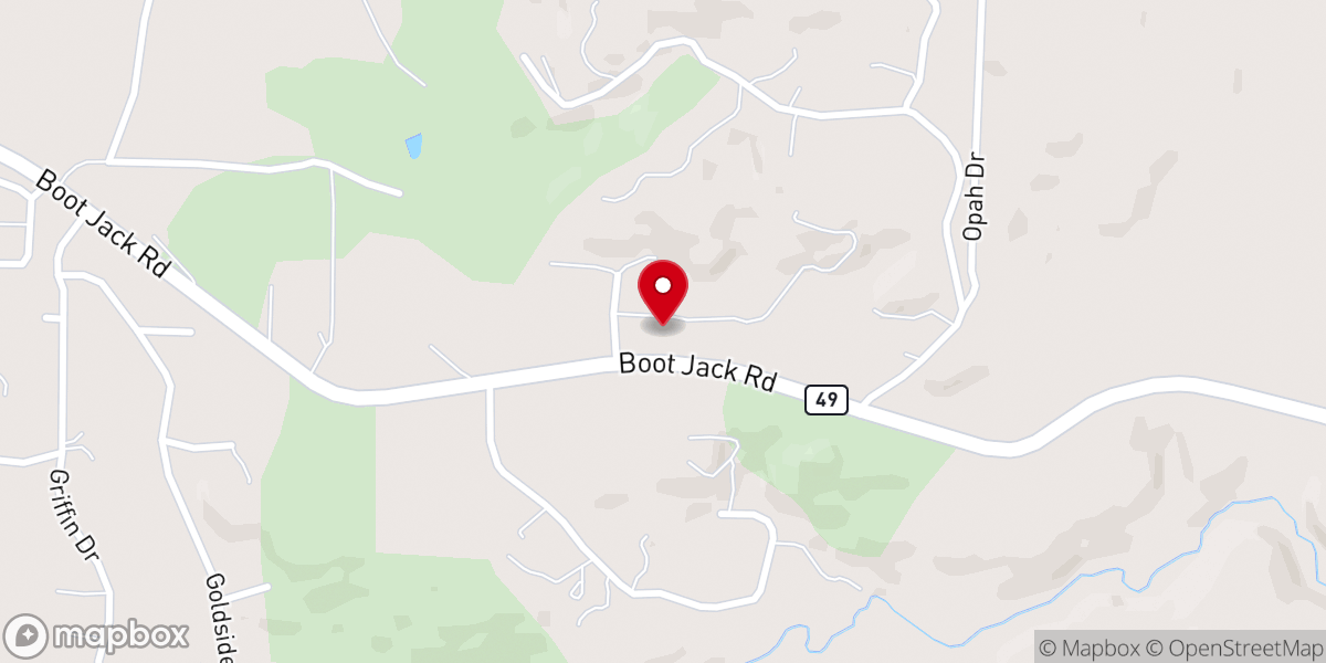 Map showing location of Sierra Faith Center