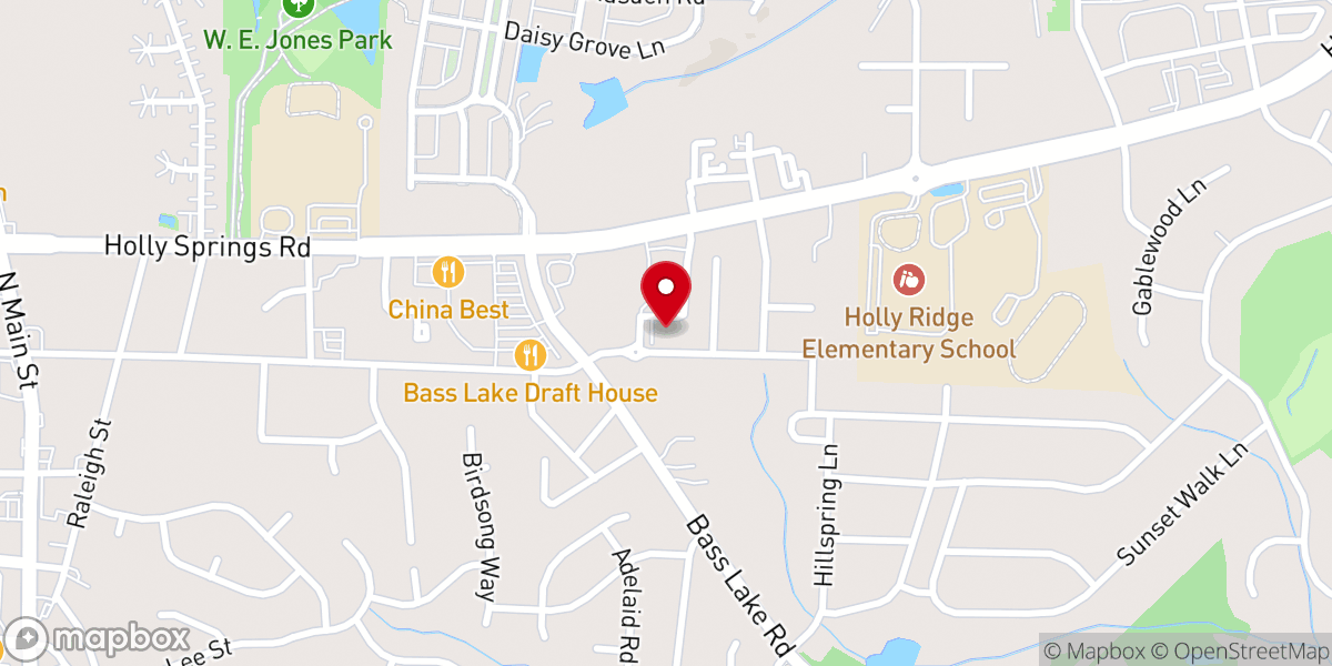 Map showing location of The Goddard School of Holly Springs
