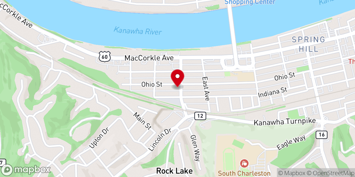 Map showing location of Ohio Street Church of God