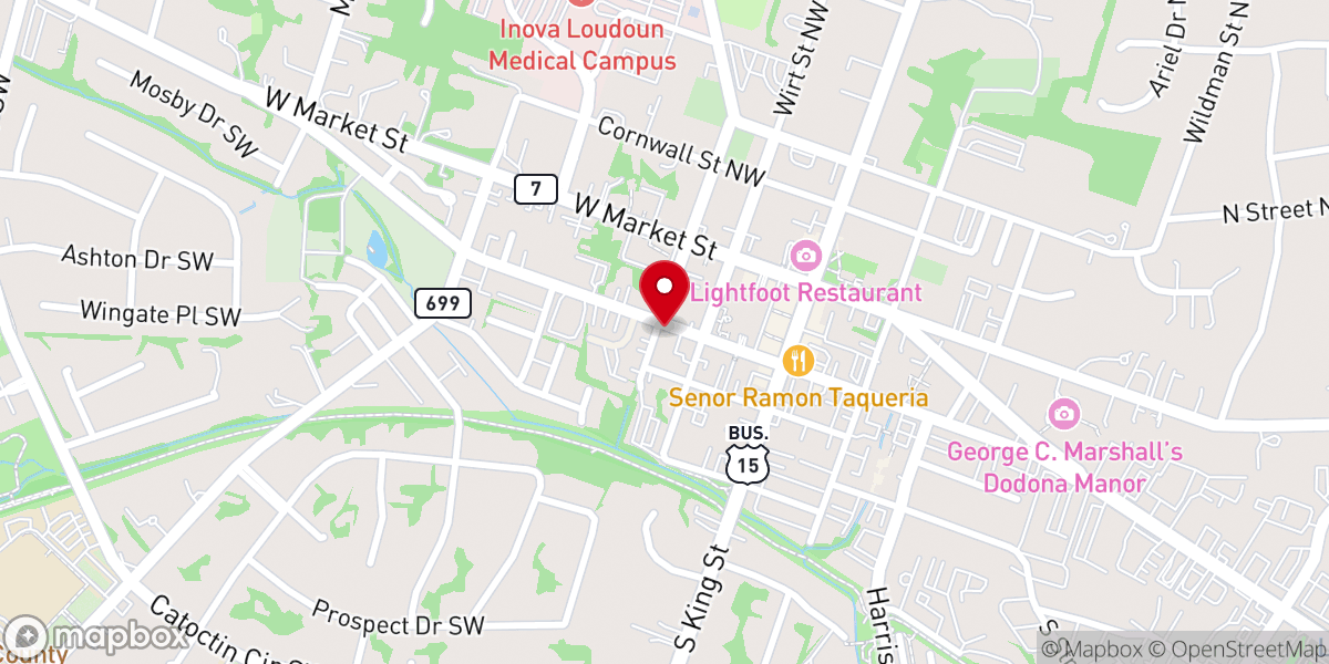 Map showing location of Birkby House