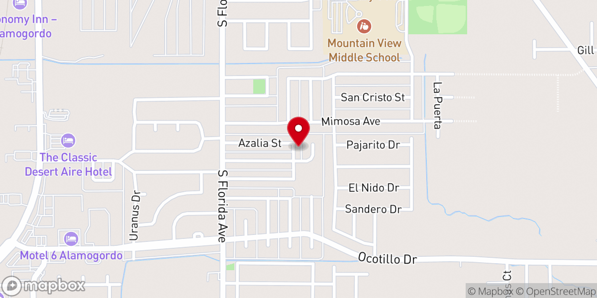 Map showing location of Templo Eben-Ezer Asamblea Santa Pentecostes