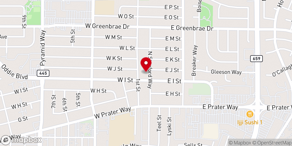 Map showing location of University Family Fellowship