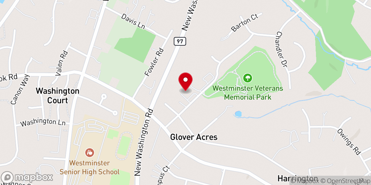 Map showing location of Westminster Seventh-Day Adventist Church