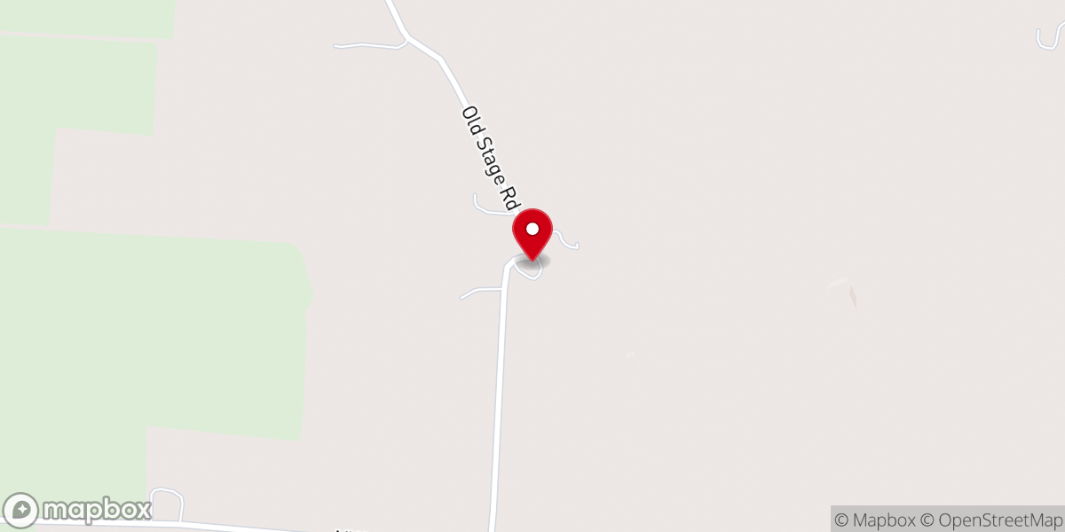 Map showing location of Cedar Grove Christian Chruch