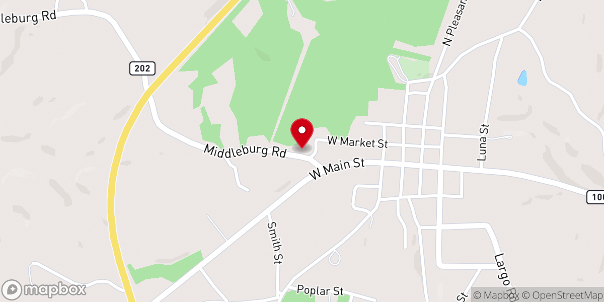 Map showing location of St Paul Missionary Baptist Church
