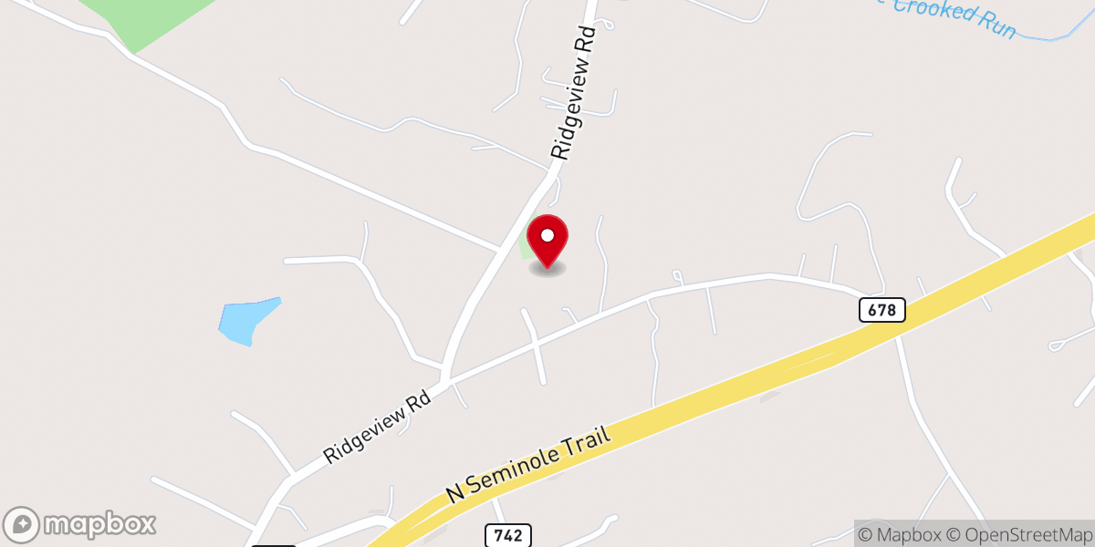Map showing location of Bethsaida United Methodist Church