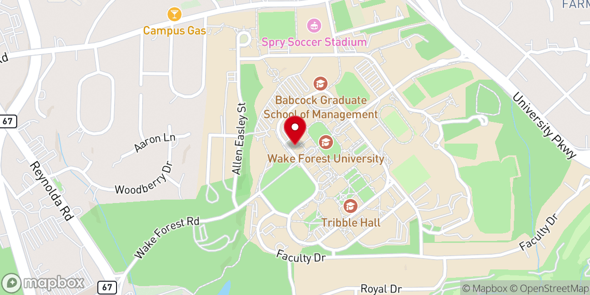Map showing location of Campus Grounds