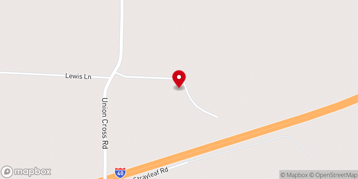 Map showing location of Poplar Corner Pentecostal Church