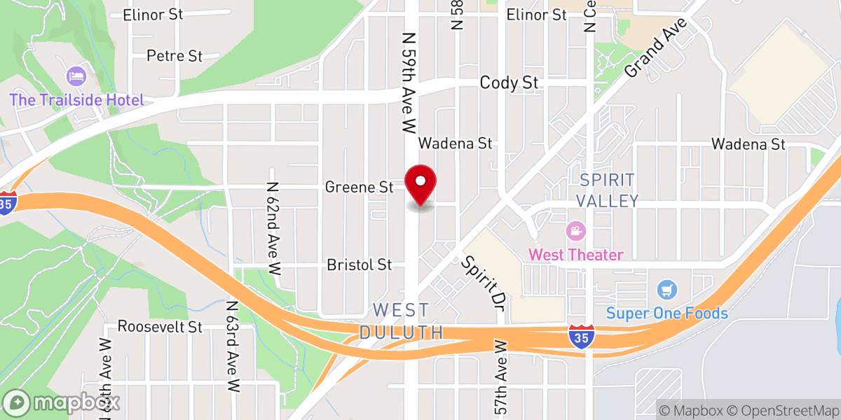 Map showing location of Christ Temple Church