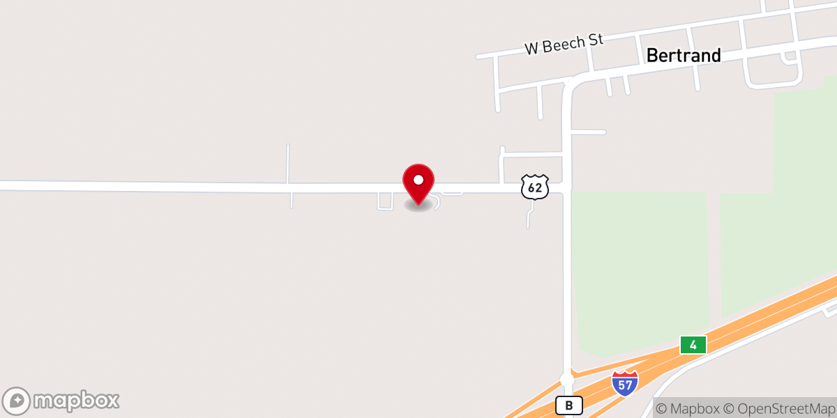 Map showing location of Bertrand Nursing And Rehab Center