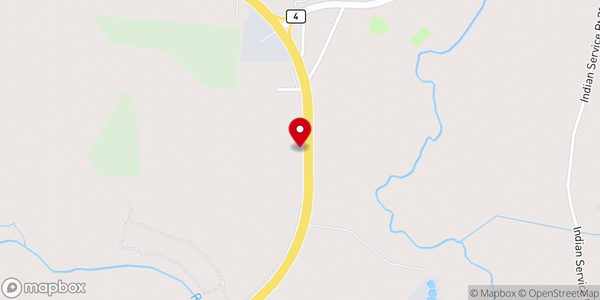 Map showing location of New Life Baptist Church