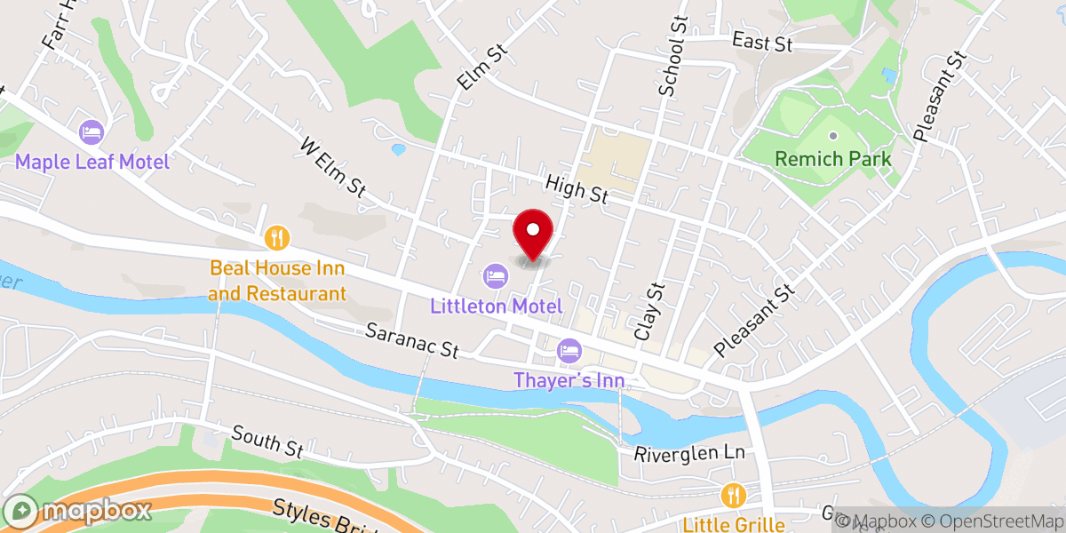 Map showing location of St Laurent Claudette C