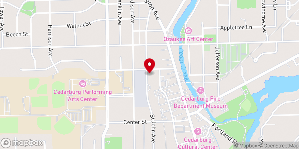 Map showing location of Saint Nicholas Orthodox Church