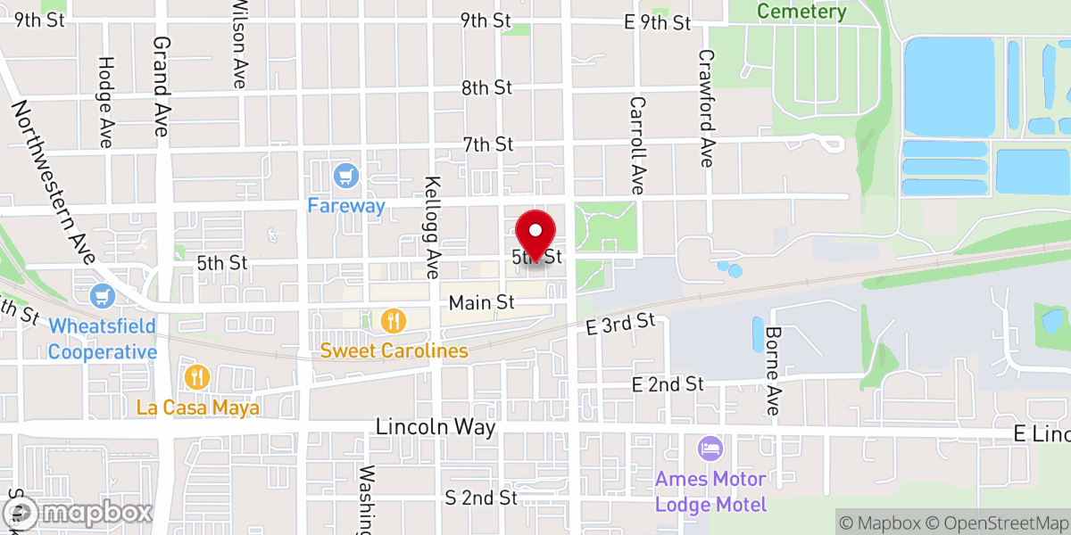 Map showing location of Body of Christ Church