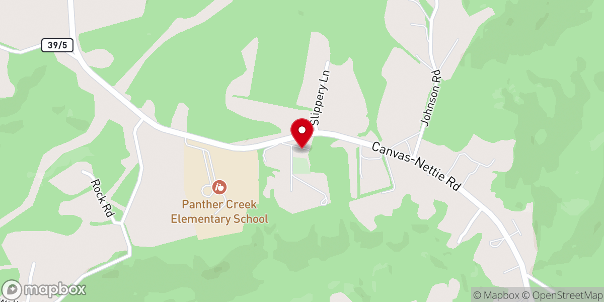 Map showing location of Downtain Chapel United Methodist Church