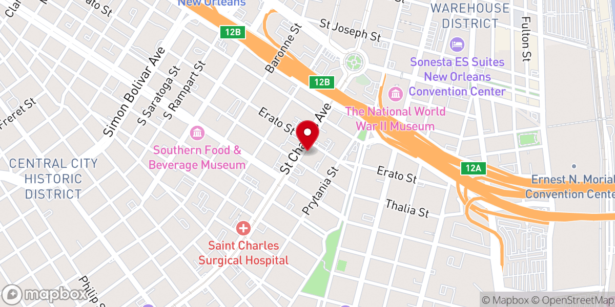 Map showing location of True Believers Baptist Church Ministries & Community Development