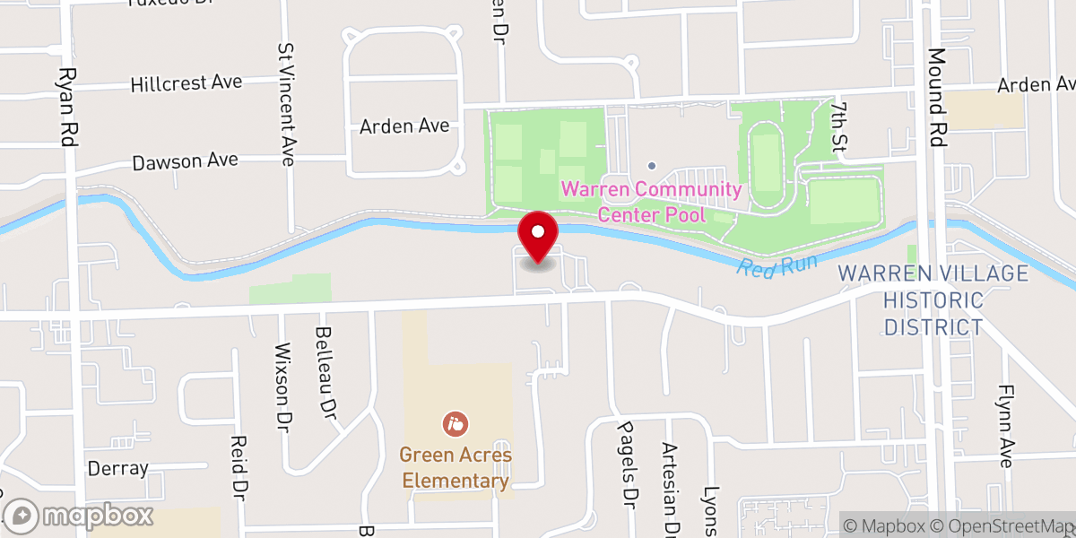 Map showing location of United Methodist Vietnamese