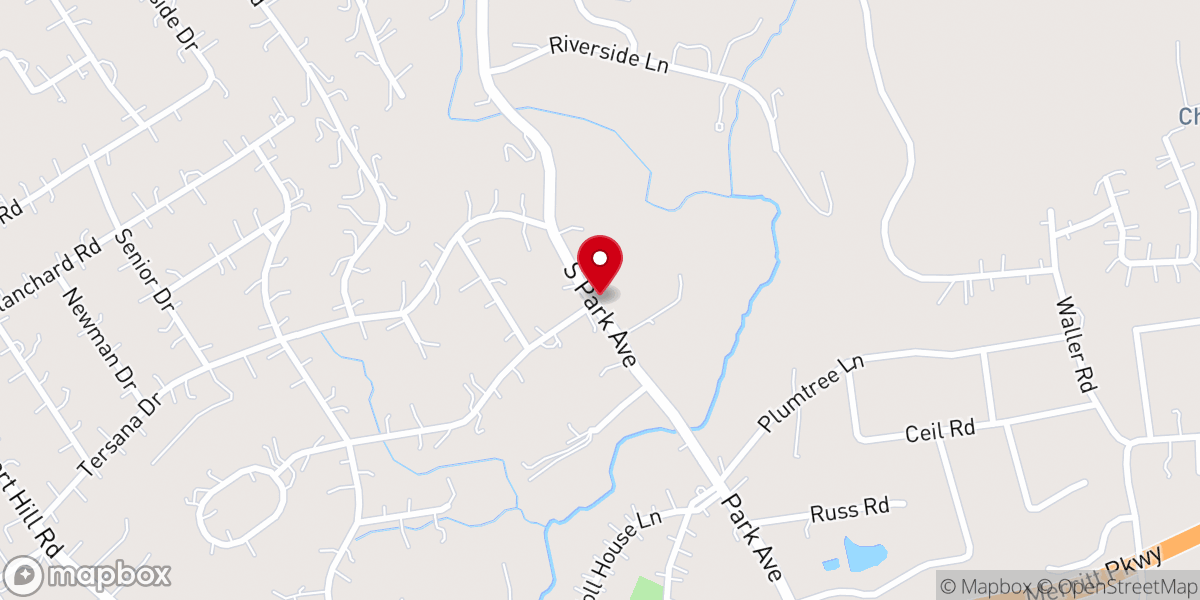 Map showing location of Northeast Prayer Center Inc