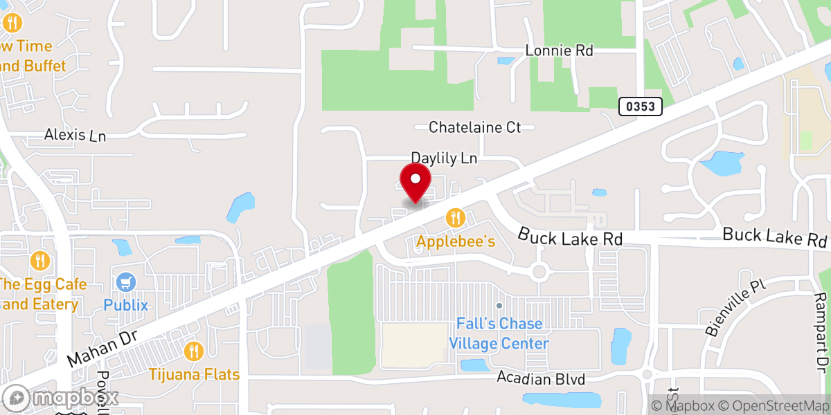Map showing location of Experience Church