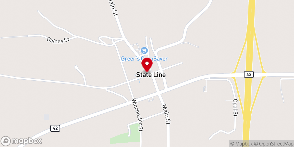 Map showing location of Cheryl Lankford Ministries Inc