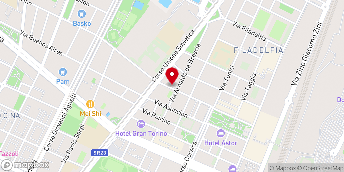 Map showing location of Convento Santa Maria Delle Rose