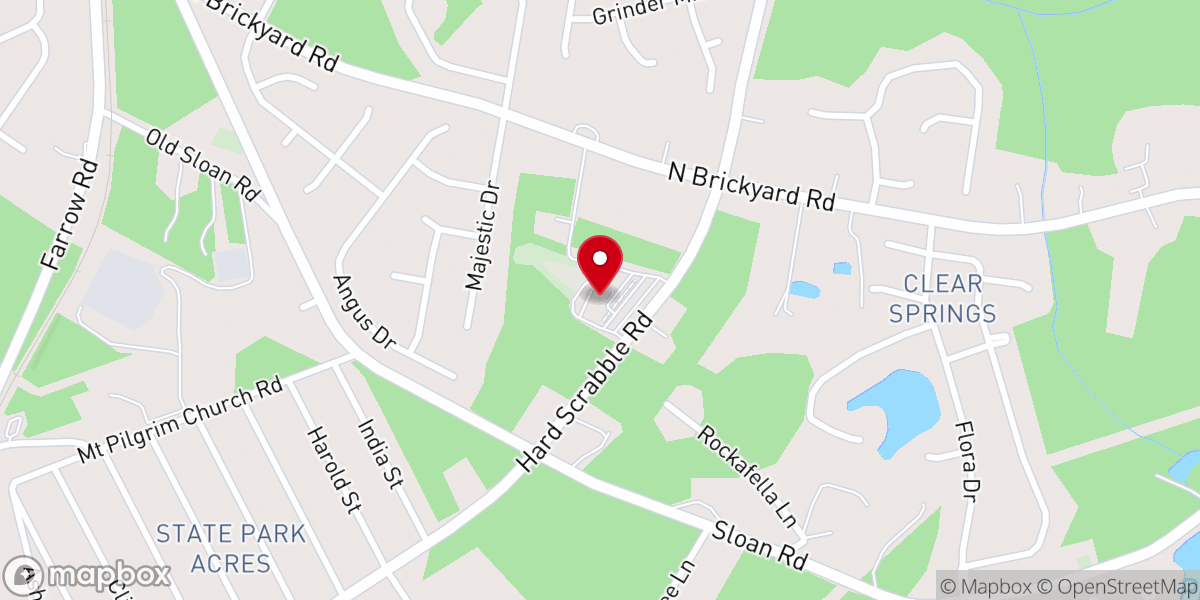 Map showing location of Sandhills Community Church - Northeast