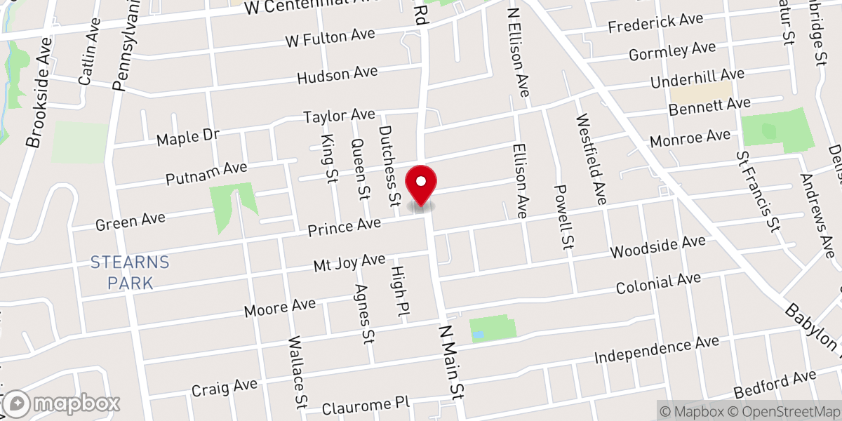 Map showing location of Charity United Missionary Baptist Church