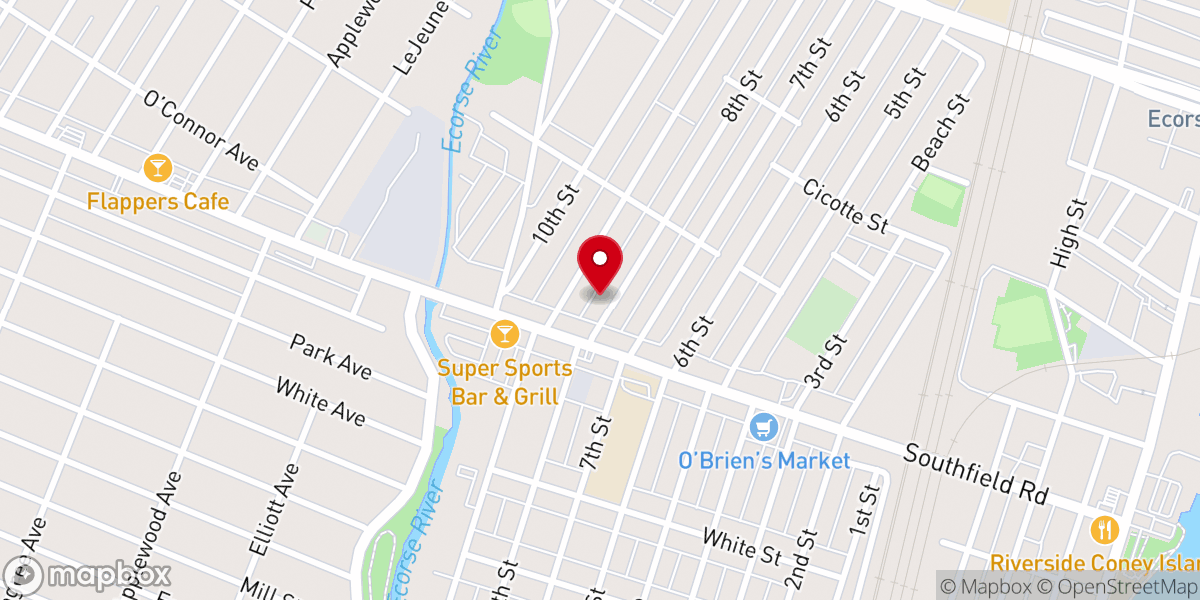Map showing location of Dedicated to Christ Missionary Baptist Church