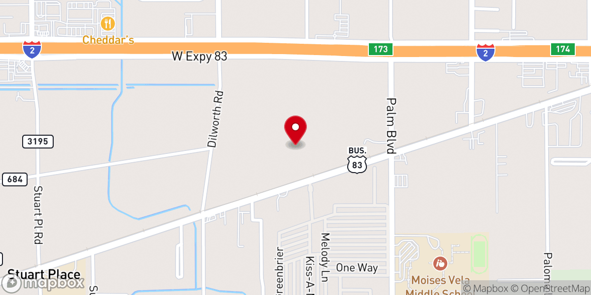 Map showing location of Sonshine Ministries International
