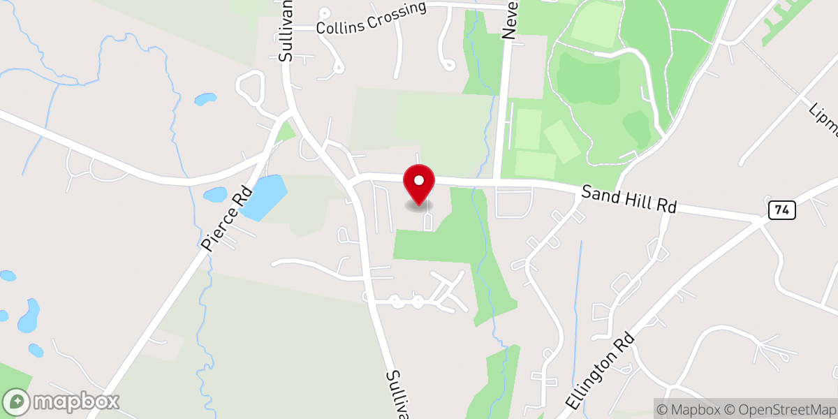 Map showing location of Covenant Chapel