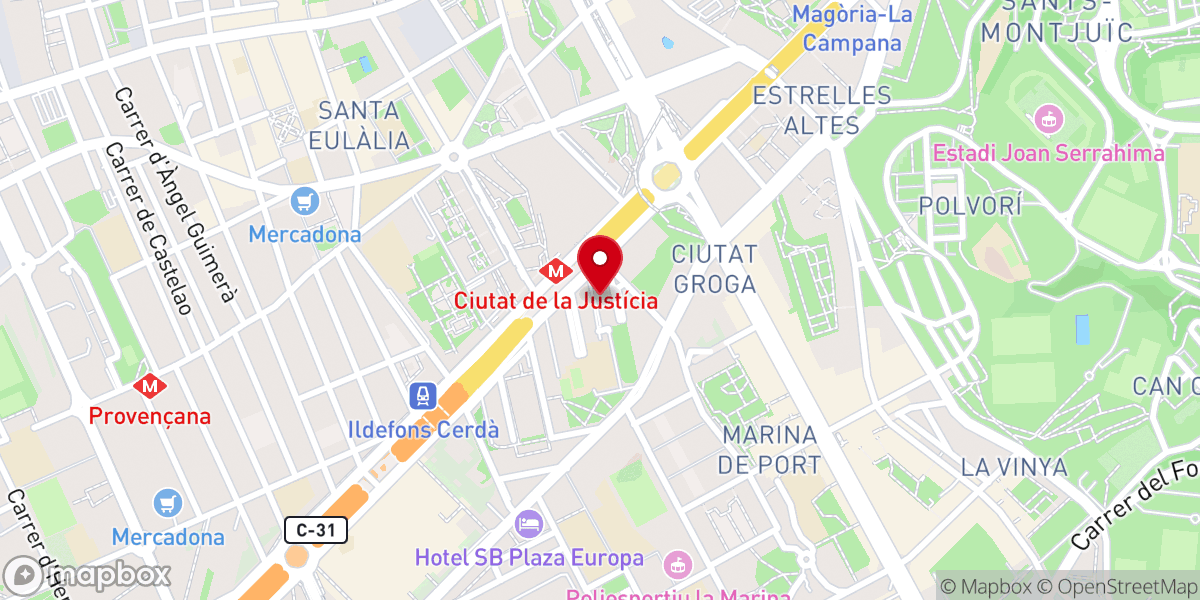 Map showing location of Iglesia Cristiana ICT BARCELONA- Cruzada Estudiantil