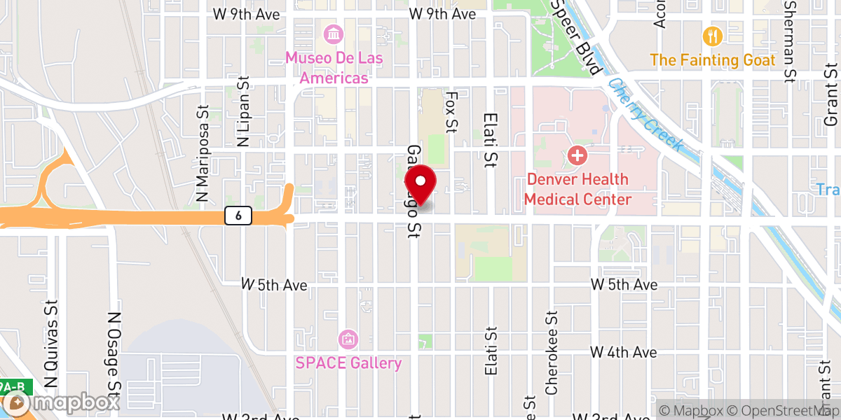 Map showing location of St. Joseph Catholic Parish