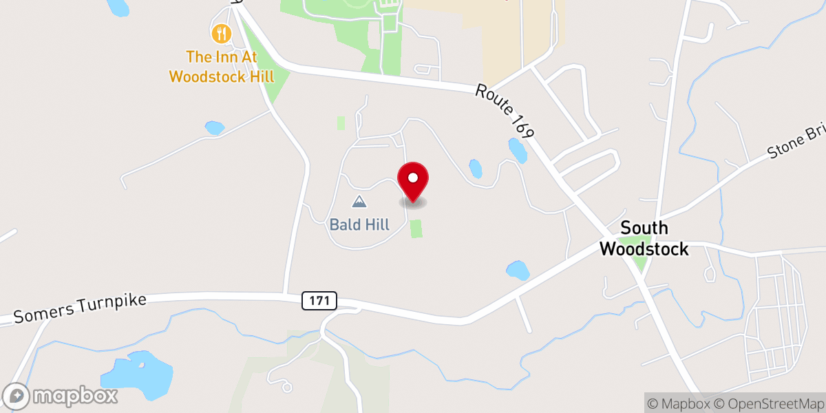 Map showing location of Mansion At Bald Hill