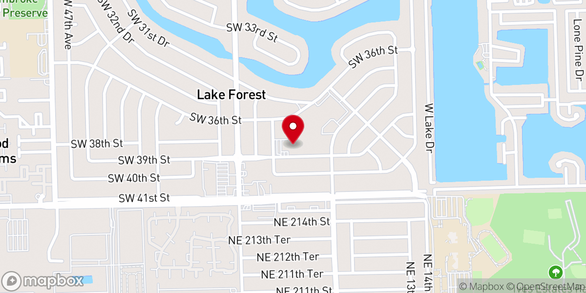 Map showing location of Annunciation Catholic Parish