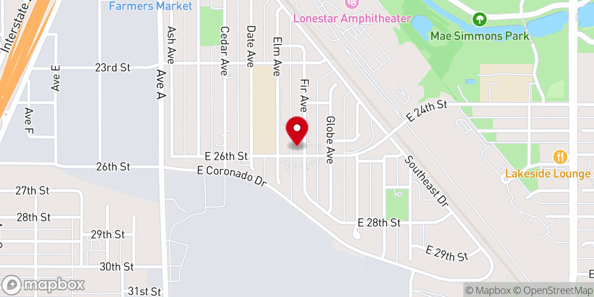 Map showing location of Mt Gilead Baptist Church