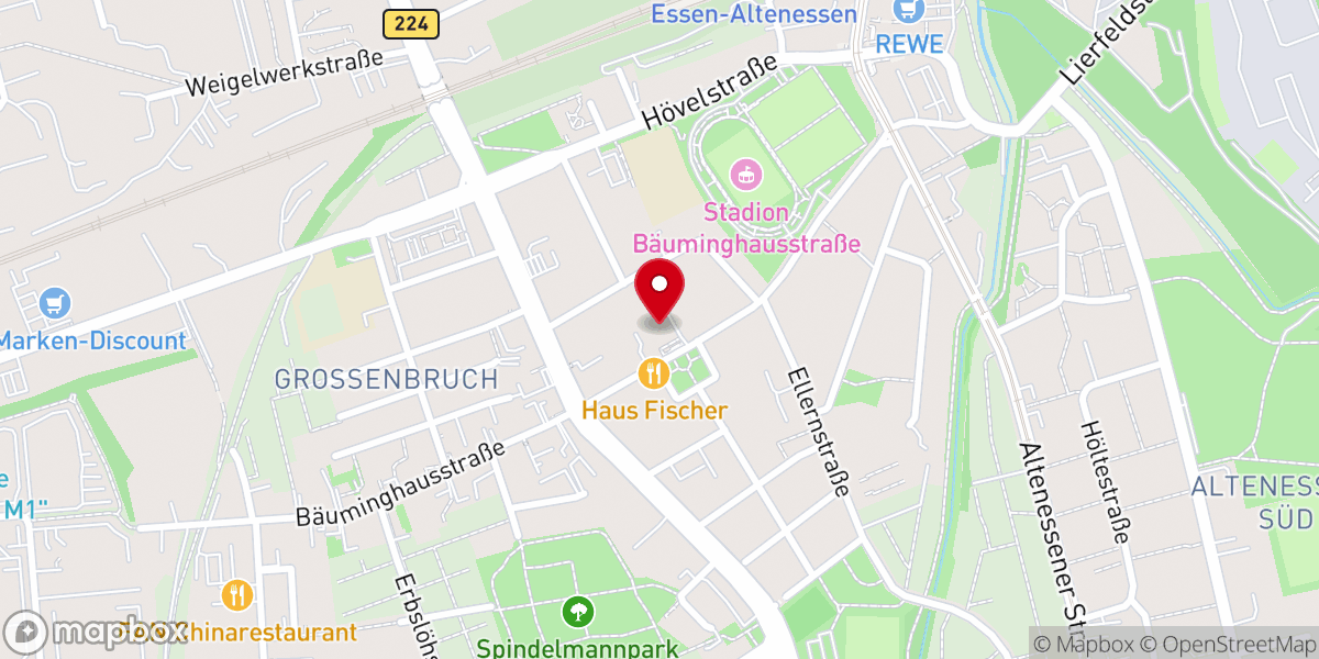 Map showing location of Kirche Herz Jesu
