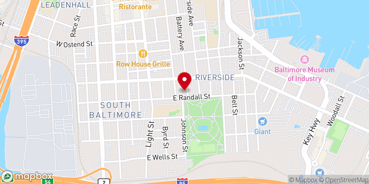 Map showing location of Salem Evangelical Lutheran Church