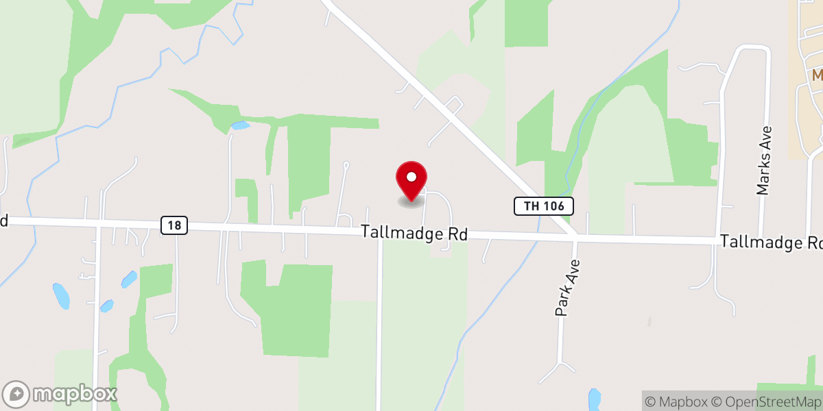 Map showing location of Community Bible Church