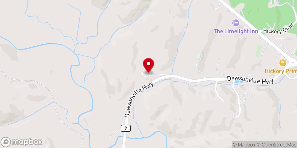 Map showing location of Camp of Colors