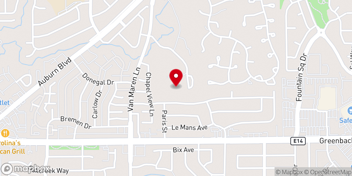 Map showing location of Passionist Community Residence