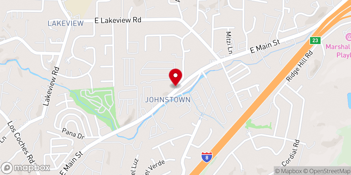 Map showing location of Emmanuel Community Church